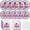 Graduation Party Supplies Kit Serves 50 - Graduation Party Red and Blue Class of 2026 Tableware Disposable Dinner Plates Dessert Plates and Napkins for Congrats Grad Party Decorations